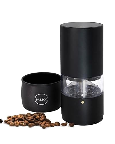 PALICO GrindTech STD - Portable Rechargeable Electric Coffee Grinder, Cordless Charging Base with Type C, 20 grind size SUS Conical Burr, for Home/Office/Travel/Camping - Image 1