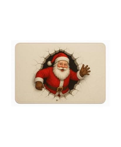 Carastora Christmas Indoor/Outdoor Mat - Waterproof and Slip-Resistant, 20x31 inches, Suitable for entrances, porches, restrooms, Offices, etc., and can be Used as a Holiday Decoration and Gift. - Image 1