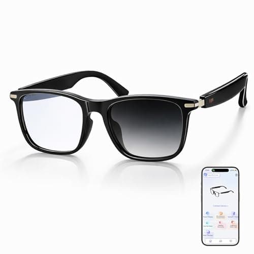 AI Smart Audio Translation Glasses with Real-Time Language Translation 139 Languages via App, Bluetooth Open-Ear Eyewear, AI Assistant, Photochromic Sunglasses, Meeting Recorder for Travel Business - Image 1