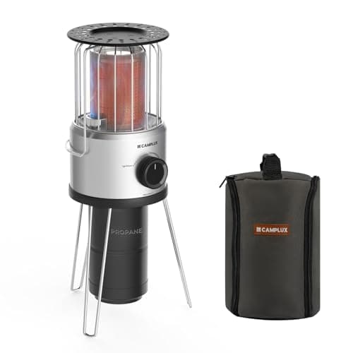 CAMPLUX Portable Propane Heater 8500 BTU, 2 Heating Modes Outdoor Heater for Camping with ODS & Tip-Over Protection, 4.2lbs Ultra Light with Storage Bag for Off-Go Hiking, Ice Fishing, Patio - Image 1