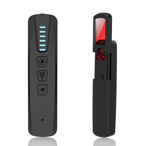 SnapDetect Hidden Camera Detectors,GPS Tracker Detector,Camera Detector Spy Camera Finder,25H Working Time,Travel-Friendly Size S500 (Black) - Image 1