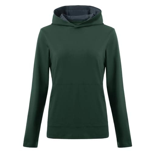 M MAELREG Women's Fashion Hoodies & Sweatshirts Lightweight Dry Fit Breathable Soft Womens Sweatshirt with Pocket Forest Green - Image 1
