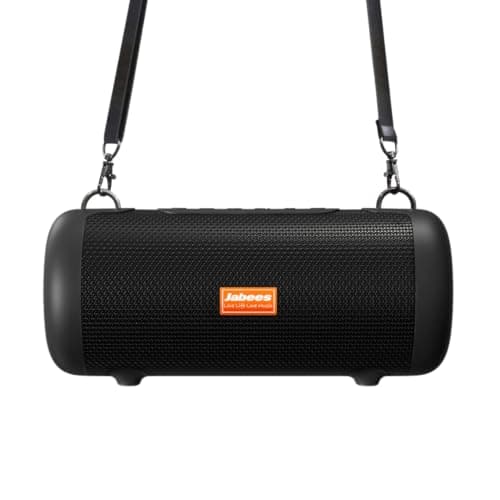 Jabees Whale Bluetooth Speaker with IPX7 Waterproof, 30W Portable Bluetooth Wireless Loud Stereo Sound, 15H Playtime, Built-in Power Bank, Outdoor Wireless Speaker