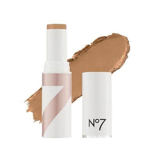 No7 Stay Perfect Foundation Stick - Deeply Honey - Non-Drying Makeup Foundation with Hydrating Squalene - Coverage for Up to 18 Hours (10g) - Image 1