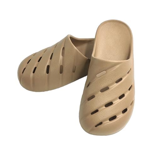 PXPUIQ Rubber Clog for Women Men, Lightweight Breathable Casual Sandals Indoor Outdoor, Closed Toe Summer Garden Slippers - Image 1