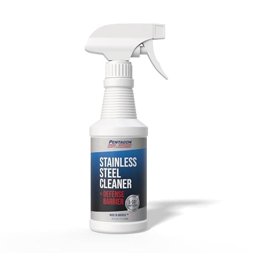 PENTAGON SAFETY EQUIPMENT Stainless Steel Cleaner (32oz) – Non-Toxic, Streak-Free & Alcohol-Free | 5 Day Protection | Removes Fingerprints | Made in USA - Image 1