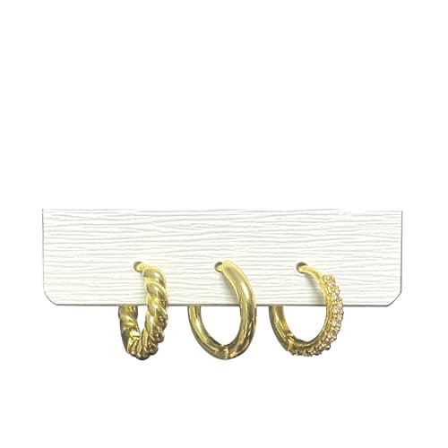 EclatPopu Hypoallergenic Stud Earrings for Women - Stainless Stee - D3DX - Image 1