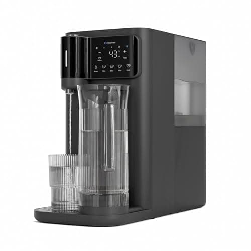 LoopDrops Countertop Reverse Osmosis System, 6-Stage RO Water Filter with 43℉ Chilled Water, Self-Cleaning Dual Water Path, Mineralization & TDS Monitoring, Portable Purifier for Home Office - Image 1