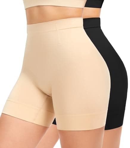 YADIFEN Shapewear for Women Tummy Control, Mid Waist Body Shaper Shorts Butt Lifting Seamless Shapewear Under Dresses - Image 1
