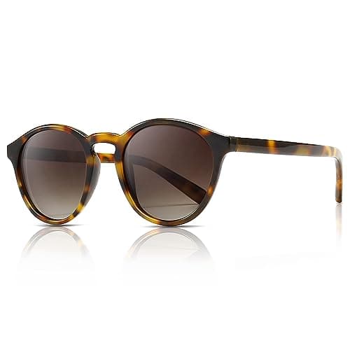 SUNGAIT Classic Vintage Round Polarized Sunglasses for Women Men Retro Style UV400 - Image 1