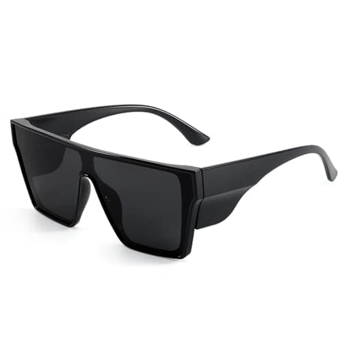 DreamCalf Z87 Polarized Sunglasses for Men Big Square Polarized Z87.1 Sun Glasses with UV Protection - Image 1