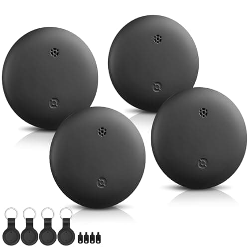 Air Tracker Tags-4 Pack, Bluetooth Tracker for Apple Find My, Item Locator Smart Tag Keys Finder Tracking Tags and Item Locator for Luggage Tracker, Bags, Kids, Pets, Wallet, Suitcase, Travel - Image 1