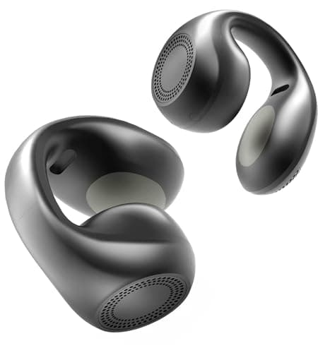 King Lucky Clip-On Earbuds,Comfort Air Cushion Open Ear Earbuds Wireless Bluetooth 5.4 Multipoint, Open Ear Headphones with Mic,Anti-Mistouch,45H Playtime,IP56 Waterproof for Sports,Small Ears&Sleep - Image 1