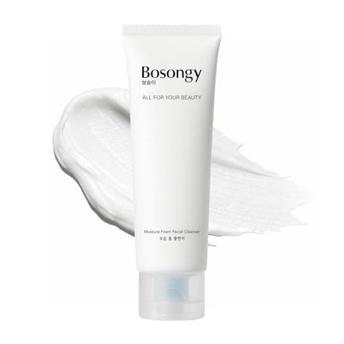 BOSONGY Cleansing Foam Amino Acid Face Wash120ml(4.05fl.oz) Gentle Korean Skincare Cleanser with Ceramide,pH-Balanced for Sensitive Skin, Removes Sunscreen &Light Makeup, Hydrating&Skin Revitalizing. - Image 1