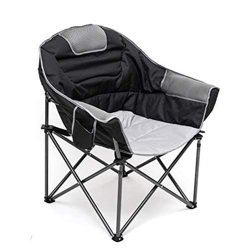 SUNNYFEEL Oversized Camping Chair Heavy Duty 500 LBS Portable Folding Chairs Black Large Sofa Chair for Beach, Trip, Picnic, Lawn, Outdoor Camp Chair for Adults & Carry Bag - Image 1