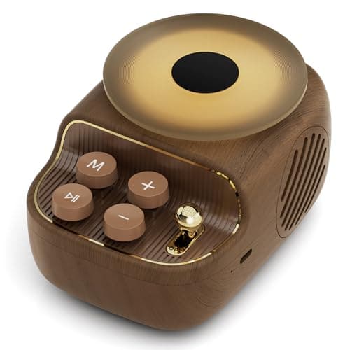 Mini Bluetooth Speaker with HD Sound, Portable Bluetooth Speaker with Night Light - Image 1