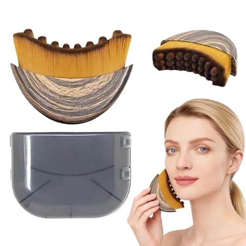 1Pcs Lymphatic Contour Face Brush, Lymphatic Drainage Massager, Ergonomic Face Beauty Tool,Designed to Fit The Skin Precisely and Relieve Fatigue for All Skin Types