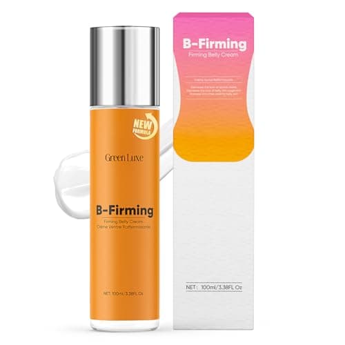 Green Luxe Belly Firming Cream – Become Flat Skin Tightening Cream for Body: Lift & Tone Tummy, Thighs, Booty & Arms – Stretch Mark & Cellulite Sculpting Lotion for Women – 3.38 Fl Oz - Image 1