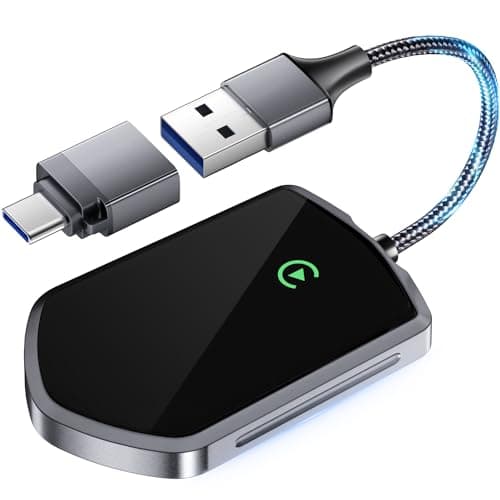 symtype Wireless Carplay Adapter for iPhone: Stable Fast Connection for Apple Carplay Wireless Adapter Wireless Apple Carplay Adapter Apple Car Play Wireless Adapter | Fits Cars from 2015, iOS 10+