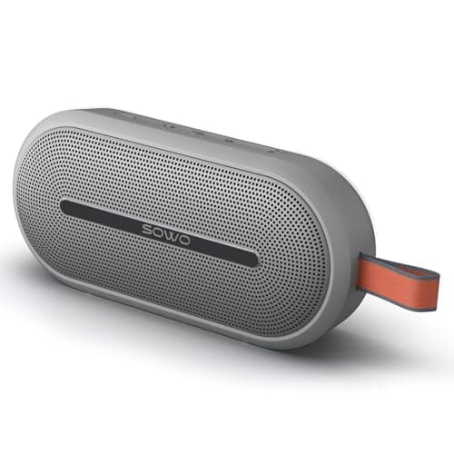 SOWO Portable Bluetooth Speaker with Powerful Bass - Wireless Speaker with Partyboom Technology - 40W, IP67 Waterproof - Stereo Sound for Outdoor, Camping and Travel Use - Grey - Image 1