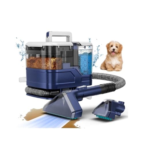 Vaconly Portable Carpet Cleaner & Upholstery Cleaner Machine - 21Kpa Carpet Cleaner Machine, Self-Cleaning, Deep Cleaner for Pet Stains, Cars, Couch, Rug, Furniture with Dual Brush, Large Tank, Blue - Image 1