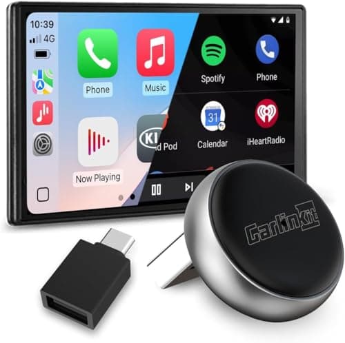 Carlinkit Wireless CarPlay & Android Auto Adapter - Mini Ultra 3 Convert OEM Wired to Wireless Dongle for iPhone & Android 11+, USB-A/Type-C Plug & Play, Fast Connection, Online Upgrade - Image 1
