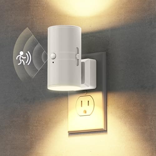 Briignite Motion Sensor Night Light,2 Pack Motion Activated Plug in Night Lights, 0-100LM Dimmable Soft White 3000K, Motion Sensor Light Indoor for Bathroom Hallway Bedroom Stairway Kid Elderly Pet - Image 1
