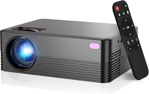 Projector with WiFi and Bluetooth, Native Full HD 1080P Bluetooth Mini Projector,8K Support,Video Projector for Home Theater, Compatible with Smartphone, HDMI, USB, AV, Fire Stick, PS5 - Image 1