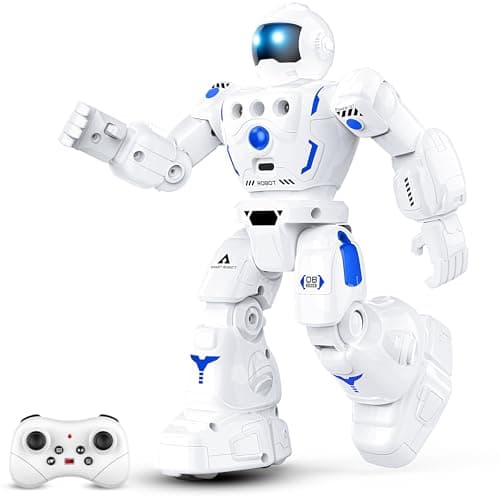 BAZOLOTA Robot Toys for Kids, Programmable Remote Control Robot with Walking, Sliding, Singing and Dancing, RC Gesture Sensing Control Smart Robots for Age 3-12 3-5 Kids Christmas Birthday - Image 1