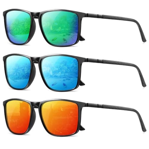 YDAOWKN Polarized Sunglasses for Men, Lightweight Sun Glasses With UV Protection for Driving Fishing Golf - Image 1