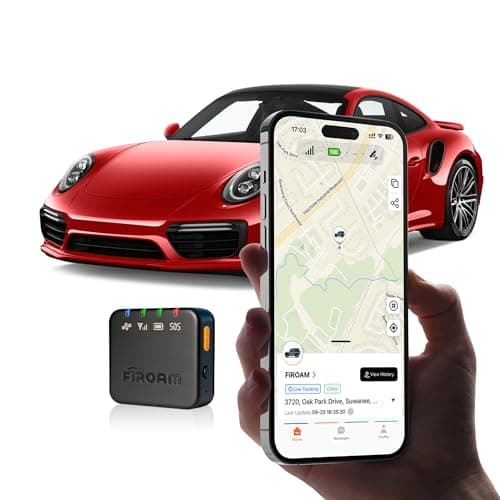 QuadTrack GPS Tracker for Vehicles, Car GPS Tracking Device, Real-Time 4G LTE Vehicle Tracker with 3-Year Battery, Geo-Fence Alerts, Magnetic Mount Included, 1-Month Data Plan - Image 1