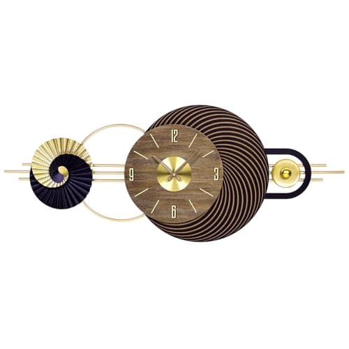 AXAORIRA 39x16 Inch Modern Large Wall Clock for Living Room, Contemporary Silent Non-Ticking Decorative Analog Clocks for Home Decor, Bedroom, Kitchen, Entryway, Office - Gifts for Family and Friends - Image 1