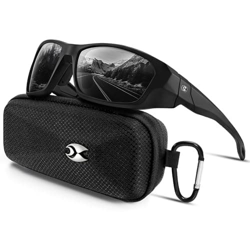 suoso Sports Polarized Sunglasses for Men & Women – UV400 Protection Wrap Around Sun glasses for Fishing, Driving & Cycling - Image 1