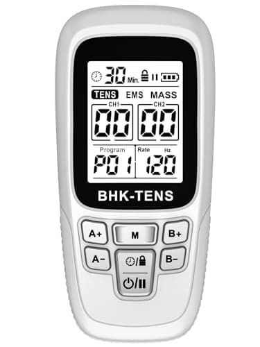 24 Modes TENS EMS Unit for Pain Relief, Muscle Stimulator Machine with 8 Reusable Electrode Pads - FDA Cleared 3-in-1 Device, 40 Intensity Levels, 90 Min Timer, Back/Neck/Knee Therapy, Pulse 2-150Hz - Image 1