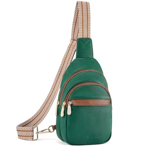 BOSTANTEN Small Sling Bag for Women Leather Crossbody Bags Fanny Pack Chest Bag for Travel - Image 1