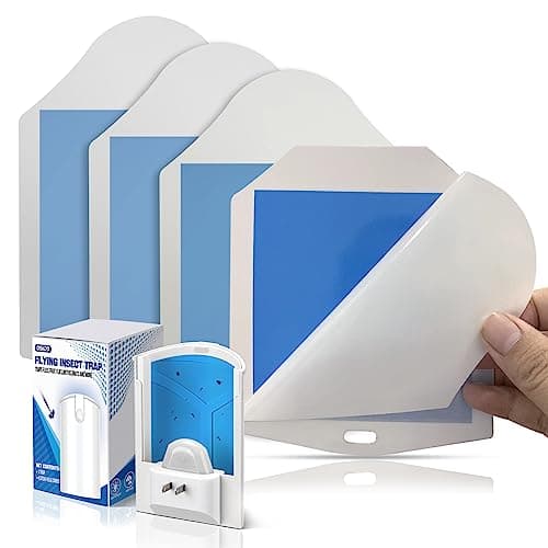 OSVDO Trap Refills, Flying Insect Trap Refill Kit NO Device - 4 Pcs Glue Cards, Each Glue Card Lasts up to 65-Day or Until Full Flying Insect Trap (4 x Refills) - Image 1