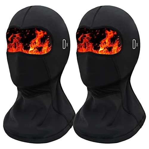 Bodvera 2 Pack Balaclava Winter Ski Mask for Men Women Windproof Warm Face Mask for Skiing, Snowboarding, Motorcycle Riding - Image 1