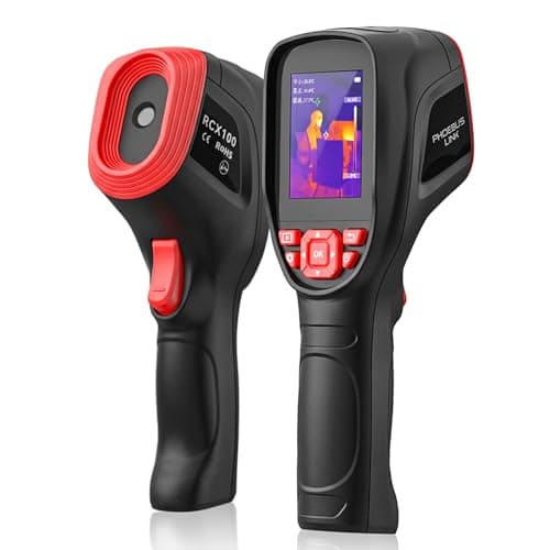 phonebus Link RCX100 Handheld Thermal Imaging Camera, 320x240 TISR Enhanced (160x120 IR), 2.8" 500-Nit Screen Infrared Imager, -4°F to 1022°F, 25Hz, Pro Tool for Home Inspection, HVAC, Electrical - Image 1