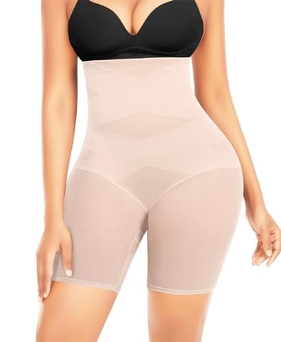 Ganado Shapewear Tummy Control Shorts for Women Cross Design High Waisted Underwear Body Shaper Stomach Shapewear - Image 1