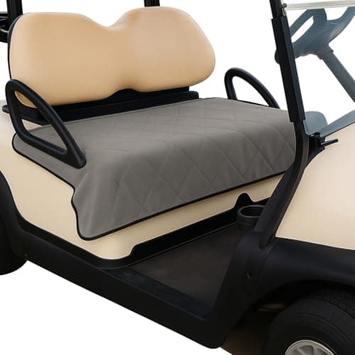 ThermoHalo Golf Cart Seat Covers, Universal Golf Cart Seat Towel Blanket Nonskid Bottom Fits for EZGO, Yamaha, Club Car and More 2 Person Seats Golf Carts (A) - Image 1