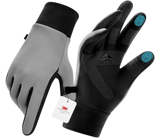 GXCROR Winter Gloves with Windproof & 3M Thermal Insulation, Touchscreen & Anti-Slip, Ideal for Running, Cycling, Hiking, Driving, and Outdoor Activities - Image 1
