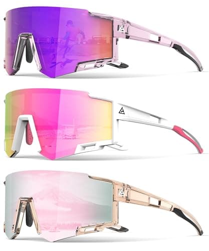 NSSIW Kids-Sunglasses Sports Sun Glasses: Youth Baseball Sunglasses Shades for Boys Girls UV400 Cycling 3 Pack Age 6-16 - Image 1