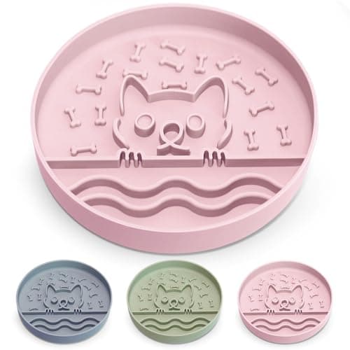 Zonopy Slow Feeder Dog Bowl with Non-Slip Base, Silicone Puzzle Dog Food Bowl with Unique Design, Slow Feeding Bowl for All Types of Dogs Cats, Interactive Slow Eating, Anti-Choking - Image 1