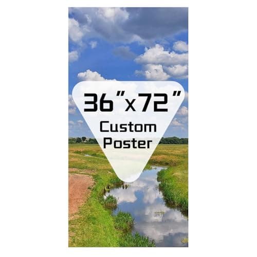 ZXDZSM Personalized Custom Canvas Poster(Unframe,36"X72"): Upload Your Image/Photo - Custom Personalized Photo to Poster Printing, Wall Art Prints - Image 1