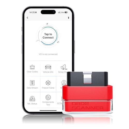 Tabscan OBD2 Scanner Bluetooth Code Reader with Customization Function for VW, Wireless Car Scanner Diagnostic Tool Read and Clear Code with Live Data for Car Owner and Mechanic, Support iOS & Android - Image 1