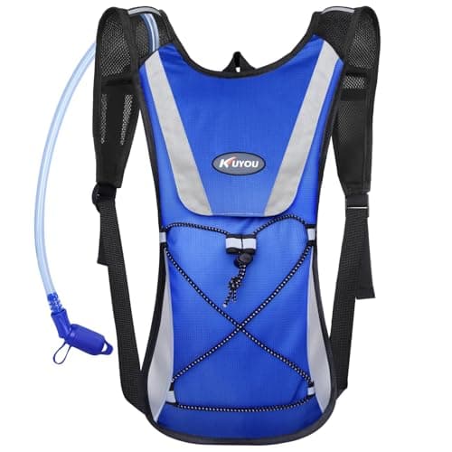Hydration Backpack with 2L Hydration Bladder Water Backpack for Hiking Hydration Pack for Running Cycling Hiking Festival Gear. - Image 1