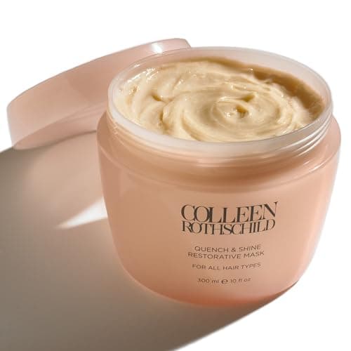 COLLEEN ROTHSCHILD Quench & Shine Restorative Mask | Deeply Nourishing Conditioning Treatment | Color-Safe Formula | Strengthening Hair Repair | Revives All Hair Types (10 fl oz)