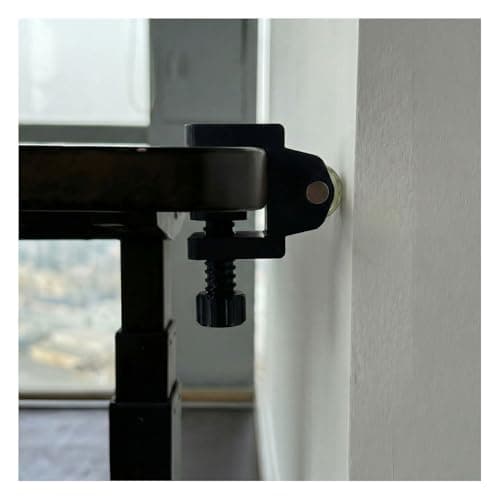 Onucha Standing Desk Anti Wobble Stabilizer Clamp 2 Pack, Helps Reduce Standing Desk Wobble, No-Drill Desktop Clamp with Rubber Roller for 1 Inch Desk Tops (Fits 0.5"–1.2") - Image 1