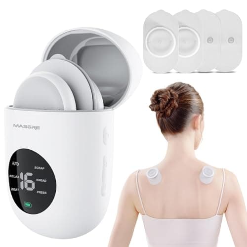 TENS Unit - Wireless Muscle Stimulator for Pain Relief, Dual Channel 16 Intensity Tens EMS Machine, LED-Display Rechargeable Cordless Portable Massager for Feet, Leg, Shoulder, Lower Back, Neck - Image 1