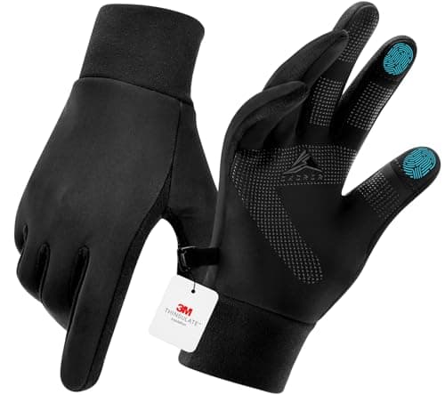 GXCROR Winter Gloves with Windproof & 3M Thermal Insulation, Touchscreen & Anti-Slip, Ideal for Running, Cycling, Hiking, Driving, and Outdoor Activities - Image 1